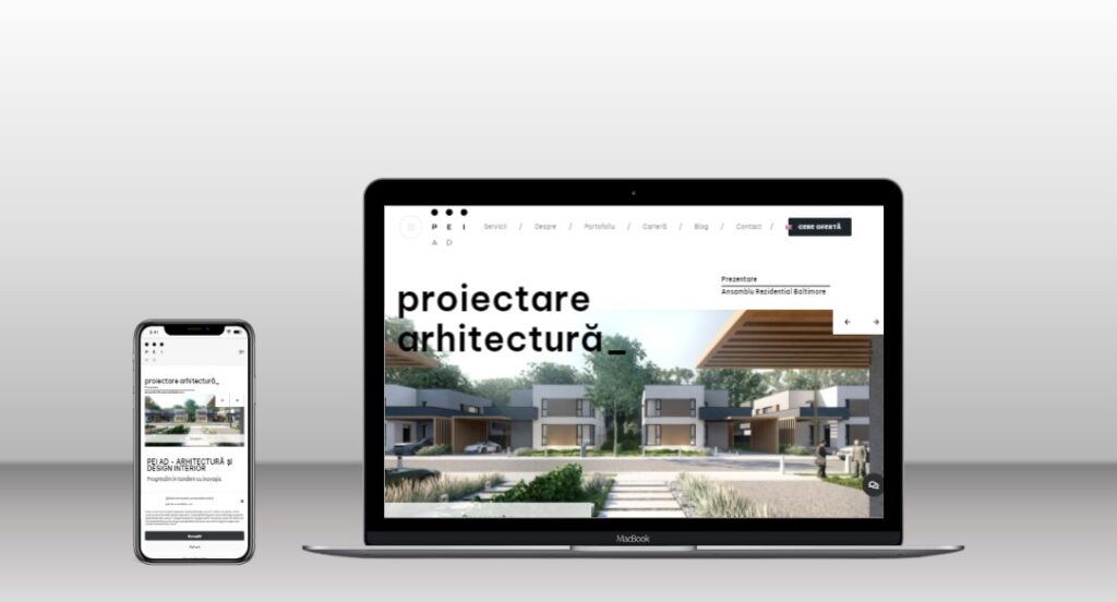 Pei Ad creare website arhitectura
