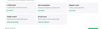 calculator pret creare site sau magazin online - webris iasi