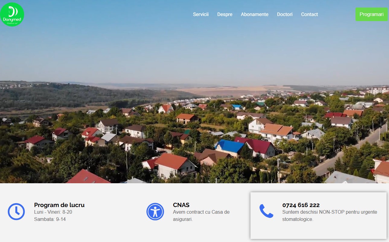 creare site clinica medicala