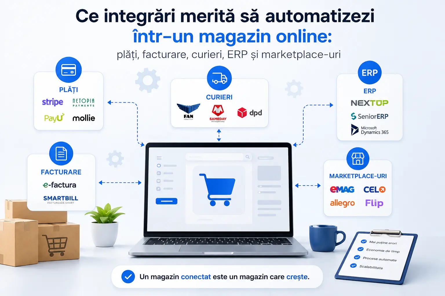 integrari magazin online ecommerce