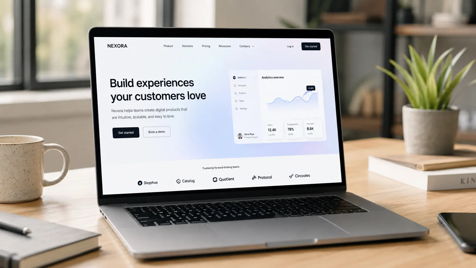 Hero sectio site web